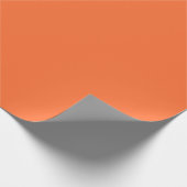 Papier Cadeau Couleur unie orange brûlé (Coin)