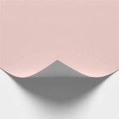 Papier Cadeau Couleur unie rose pâle blush (Coin)