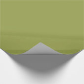 Papier Cadeau Couleur unie : vert avocat (Coin)