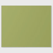 Papier Cadeau Couleur unie : vert avocat (Plat)