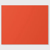 Papier Cadeau Couleur Vermillion (Plat)