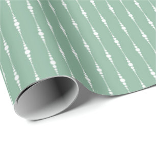 Papier Cadeau Couleur Vert Sauge Motif Aquarelle