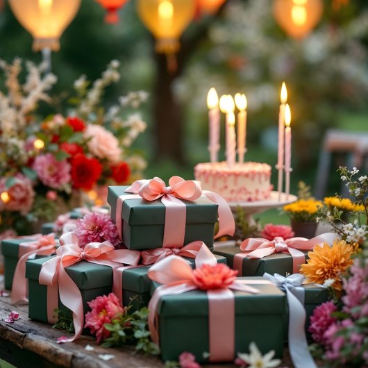 Papier Cadeau Couleur verte de fête #325513