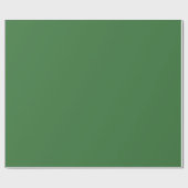 Papier Cadeau Couleur verte solide (Plat)