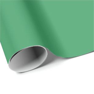 Papier Cadeau Couleur verte Solide Kelly