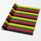 Papier Cadeau Couleurs africaines - Grandes Motifs (Déroulé)