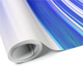 Papier Cadeau Couleurs bleues douces (Coin rond)