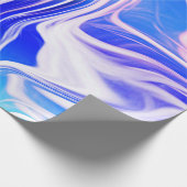 Papier Cadeau Couleurs bleues douces (Coin)