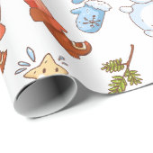 Papier Cadeau Couleurs Cadeaux 2 (Coin rond)