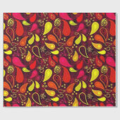 Papier Cadeau Couleurs chili (Plat)