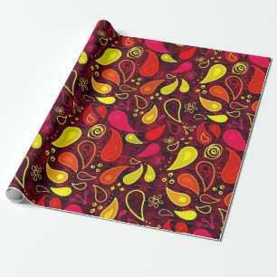 Papier Cadeau Couleurs chili