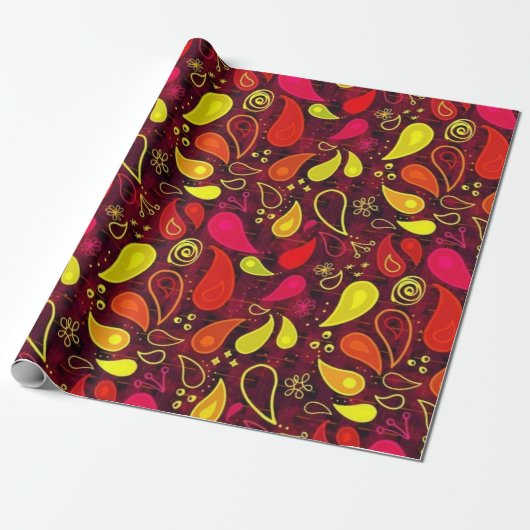 Papier Cadeau Couleurs chili (Déroulé)