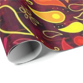 Papier Cadeau Couleurs chili (Coin rond)