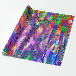 Papier Cadeau Couleurs dansantes Artistique