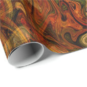 Papier Cadeau Couleurs d'automne... (Coin rond)