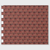 Papier Cadeau Couleurs de briques (Plat)