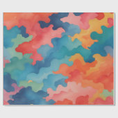 Papier Cadeau couleurs de camouflage (Plat)