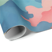 Papier Cadeau couleurs de camouflage (Coin rond)