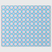 Papier Cadeau Couleurs de la fierté transgenre / Fleur bleue (Plat)