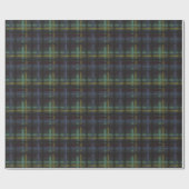 Papier Cadeau Couleurs de pays bio Plaid foncé (Plat)