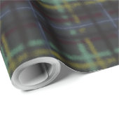 Papier Cadeau Couleurs de pays bio Plaid foncé (Coin rond)