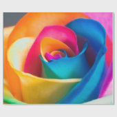 Papier Cadeau Couleurs de rose (Plat)