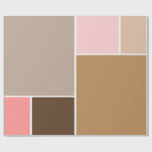 Papier Cadeau Couleurs du coquillage de cône (Plat)