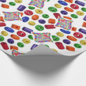 Papier Cadeau Couleurs du papier à envelopper brillant (Coin)