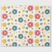 Papier Cadeau Couleurs du ressort (Plat)