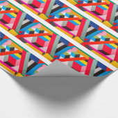 Papier Cadeau couleurs géométriques (Coin)