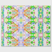 Papier Cadeau Couleurs kaléidoscopiques (Plat)
