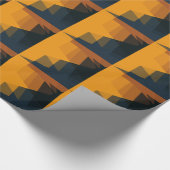 Papier Cadeau Couleurs modernes Mosaïque Motif géométrique #19 (Coin)