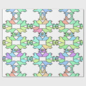 PAPIER CADEAU COULEURS PASTEL (Plat)