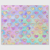 Papier Cadeau Couleurs Pastel Douces Avec Papier D'Enveloppement (Plat)