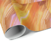 Papier Cadeau Couleurs psychédéliques (Coin rond)