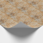 Papier Cadeau Couleurs rustiques entrelacées dans une texture mé (Coin)