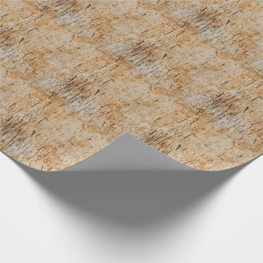 Papier Cadeau Couleurs rustiques entrelacées dans une texture mé (Coin)