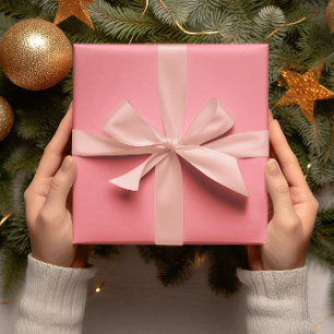 Papier Cadeau Couleurs tendance - Couleur rose pastèque - Roulea