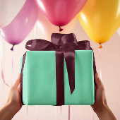 Papier Cadeau Couleurs Tendances - Couleur Vert Minty - Rouleau
