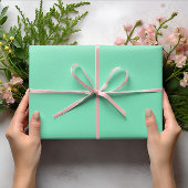 Papier Cadeau Couleurs Tendances - Couleur Vert Minty - Rouleau