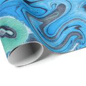 Papier Cadeau Couleurs vives en pierre de marbre (Coin rond)