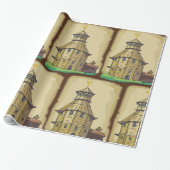 Papier Cadeau Country Barn House (Déroulé)