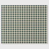 Papier Cadeau Country Cottage Plaid Green (Plat)