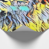 Papier Cadeau coup de pied couleur - lion king (Coin)