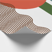 Papier Cadeau Coup de soleil Abstrait (Coin)