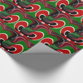 Papier Cadeau Coupe de café Kenya Drapeau Hakuna Matata (Coin)