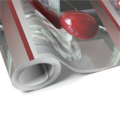 Papier Cadeau Coupe de cerises (Coin rond)