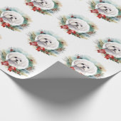 Papier Cadeau Coupe festive de gerbes de Noël maltaises (Coin)