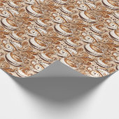 Papier Cadeau Coupe Motif de Cappuccino en toute transparence (Coin)
