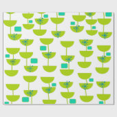 Papier Cadeau Coupes Modernes Du Milieu Du Siècle (Plat)